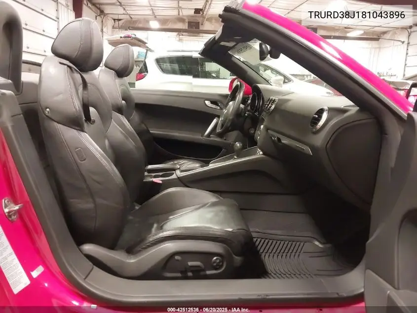 2008 Audi Tt 3.2 VIN: TRURD38J181043896 Lot: 42512536