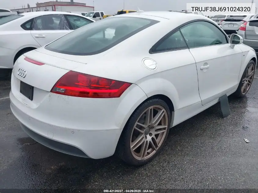2009 Audi Tt 2.0T VIN: TRUJF38J691024320 Lot: 42120227