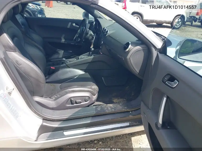 2013 Audi Tt 2.0T Premium Plus VIN: TRU4FAFK1D1014557 Lot: 42635456