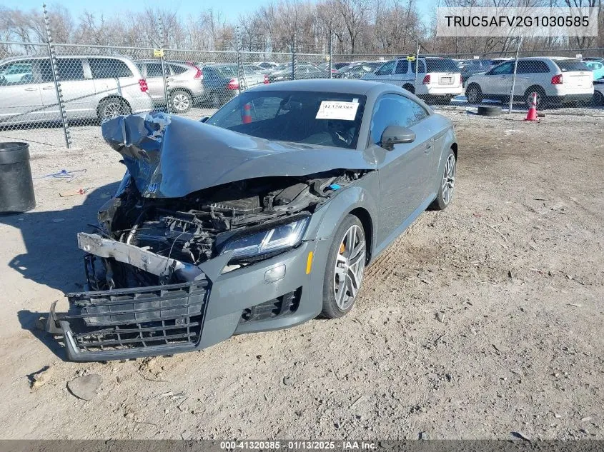 2016 Audi Tt 2.0T VIN: TRUC5AFV2G1030585 Lot: 41320385