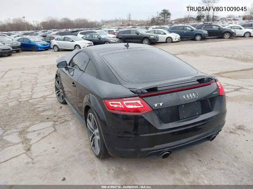 2016 Audi Tt 2.0T VIN: TRUC5AFV8G1009045 Lot: 41994710