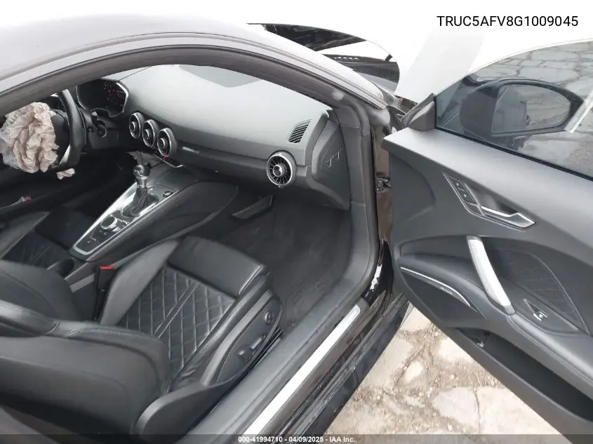 2016 Audi Tt 2.0T VIN: TRUC5AFV8G1009045 Lot: 41994710