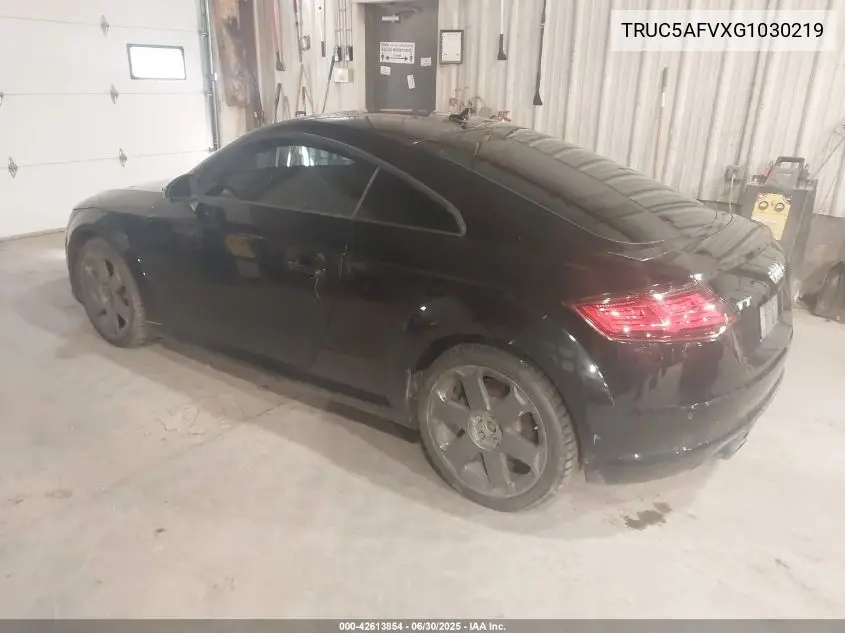 2016 Audi Tt 2.0T VIN: TRUC5AFVXG1030219 Lot: 42613854