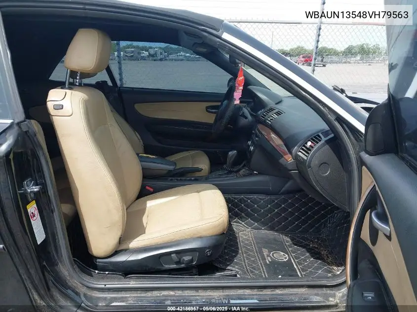2008 BMW 128 I VIN: WBAUN13548VH79563 Lot: 42186957