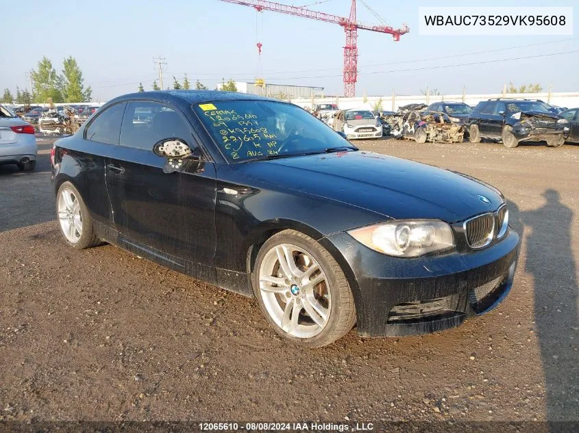 2009 BMW 135 I VIN: WBAUC73529VK95608 Lot: 12065610