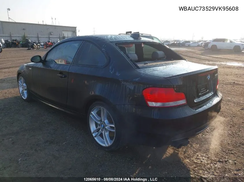 2009 BMW 135 I VIN: WBAUC73529VK95608 Lot: 12065610