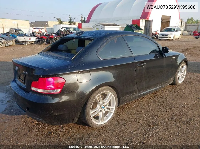 2009 BMW 135 I VIN: WBAUC73529VK95608 Lot: 12065610