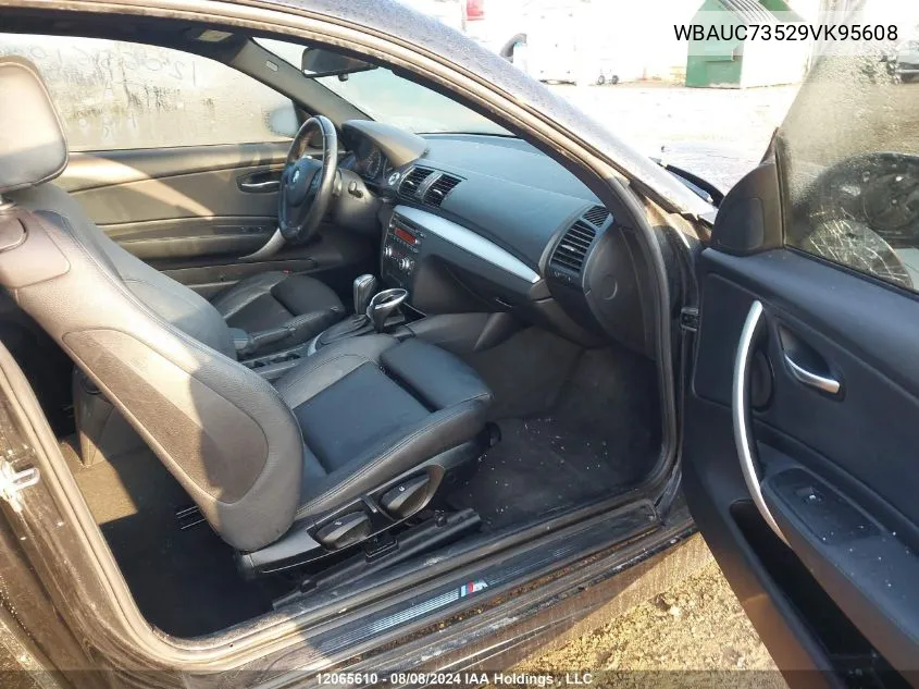 2009 BMW 135 I VIN: WBAUC73529VK95608 Lot: 12065610