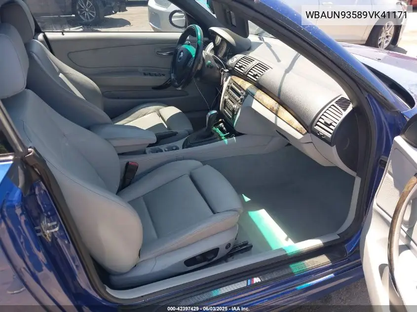 2009 BMW 135I VIN: WBAUN93589VK41171 Lot: 42397429