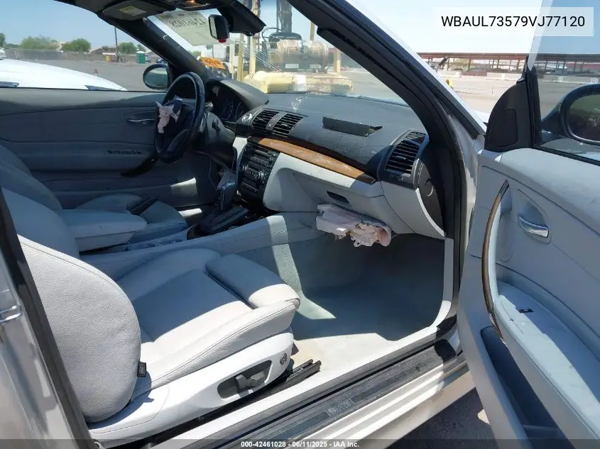 2009 BMW 128I VIN: WBAUL73579VJ77120 Lot: 42461028