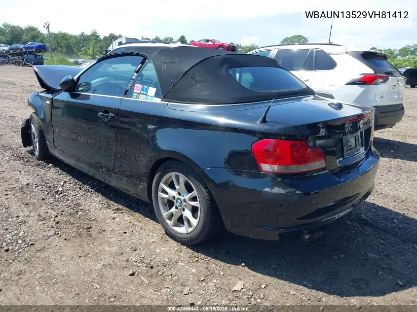 2009 BMW 128I VIN: WBAUN13529VH81412 Lot: 42466443