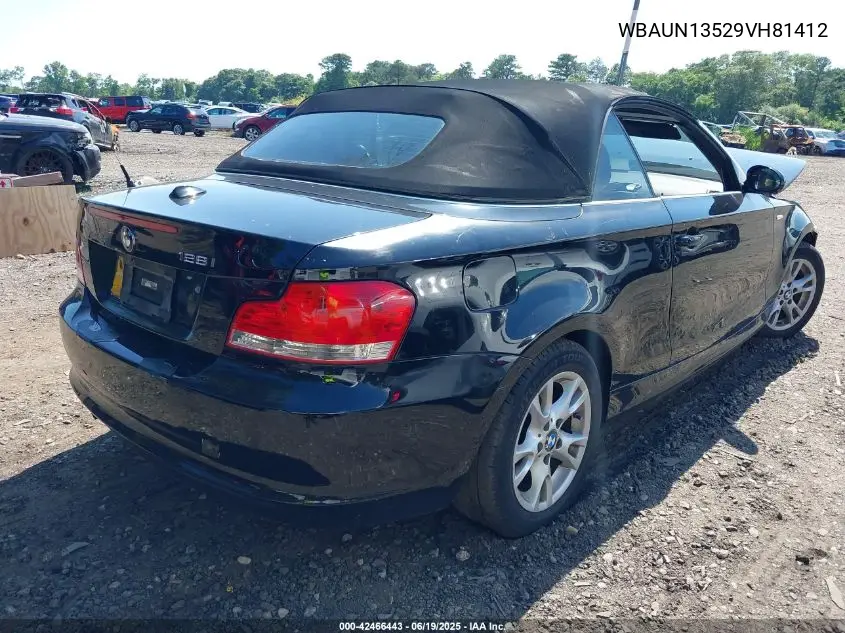 2009 BMW 128I VIN: WBAUN13529VH81412 Lot: 42466443