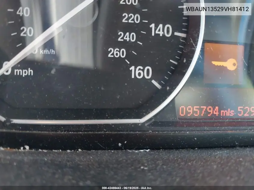 2009 BMW 128I VIN: WBAUN13529VH81412 Lot: 42466443