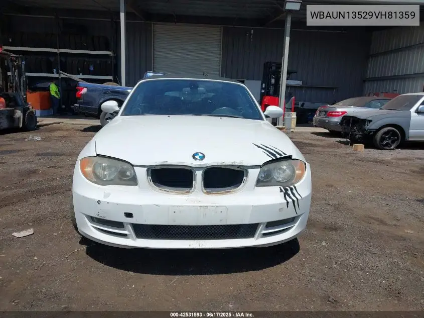 2009 BMW 128I VIN: WBAUN13529VH81359 Lot: 42531593