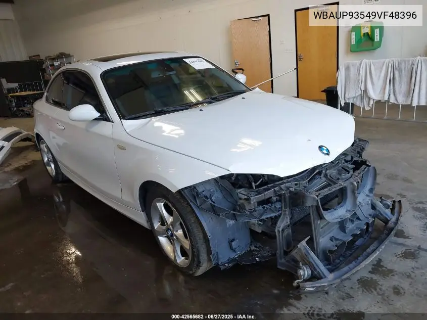 2009 BMW 128I VIN: WBAUP93549VF48396 Lot: 42565682