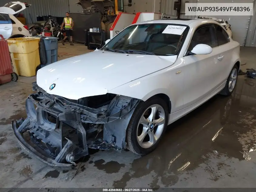 2009 BMW 128I VIN: WBAUP93549VF48396 Lot: 42565682