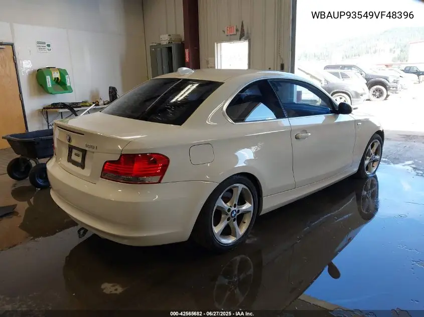 2009 BMW 128I VIN: WBAUP93549VF48396 Lot: 42565682