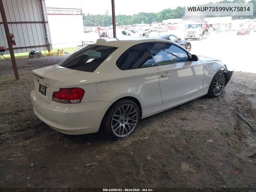 2009 BMW 128I VIN: WBAUP73599VK75814 Lot: 42580183