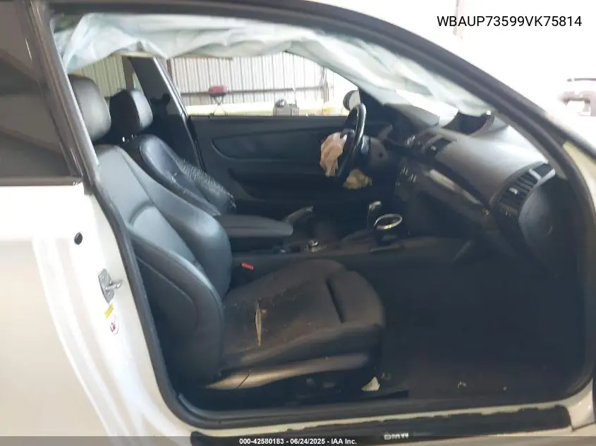 2009 BMW 128I VIN: WBAUP73599VK75814 Lot: 42580183