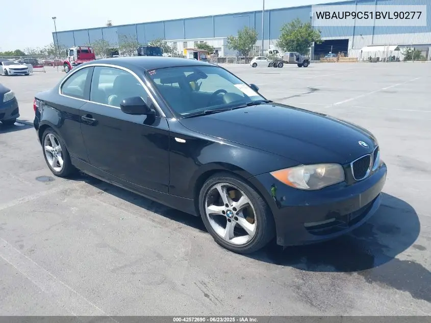 2011 BMW 128I VIN: WBAUP9C51BVL90277 Lot: 42572690