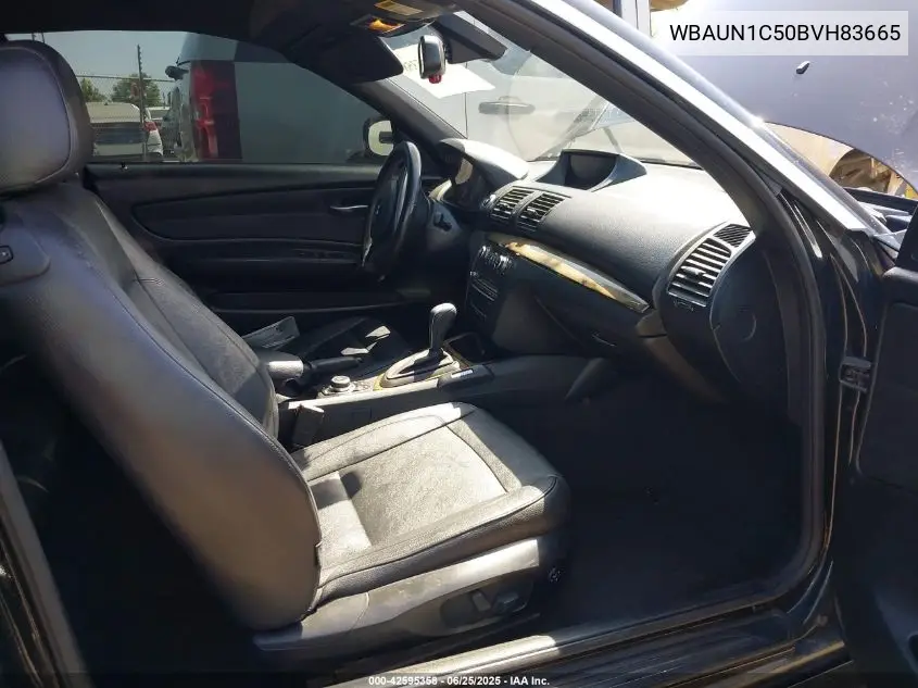 2011 BMW 128I VIN: WBAUN1C50BVH83665 Lot: 42595358