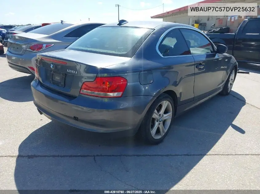 2013 BMW 128I VIN: WBAUP7C57DVP25632 Lot: 42610760