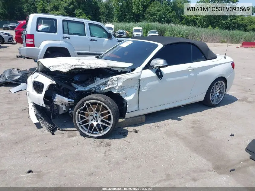 2015 BMW M235 VIN: WBA1M1C53FV393569 Lot: 42585265