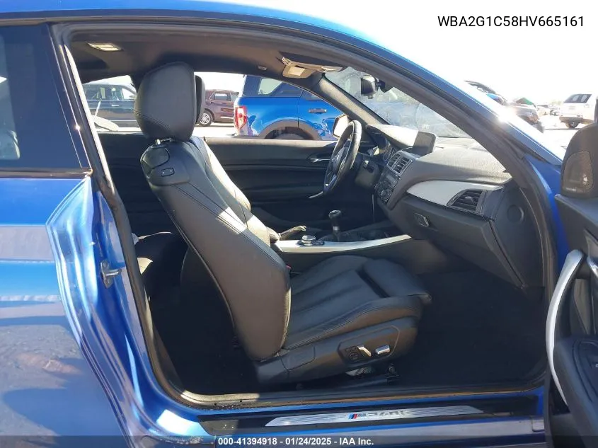 2017 BMW 2 Series M240I VIN: WBA2G1C58HV665161 Lot: 41394918