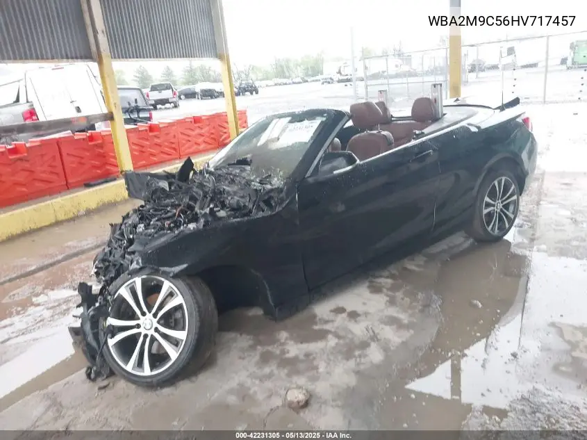 2017 BMW 230I xDrive VIN: WBA2M9C56HV717457 Lot: 42231305