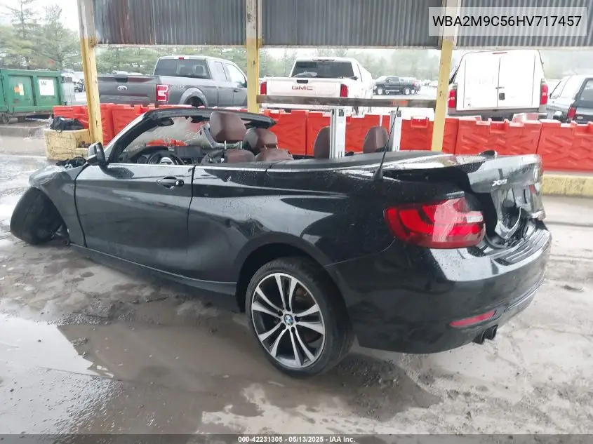 2017 BMW 230I xDrive VIN: WBA2M9C56HV717457 Lot: 42231305