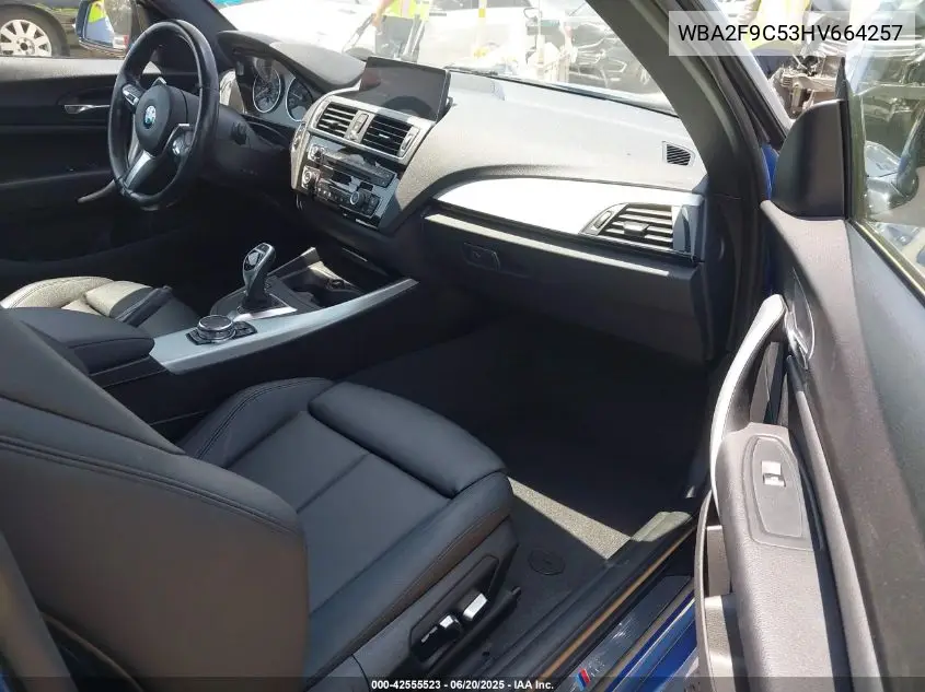 2017 BMW 230I VIN: WBA2F9C53HV664257 Lot: 42555523