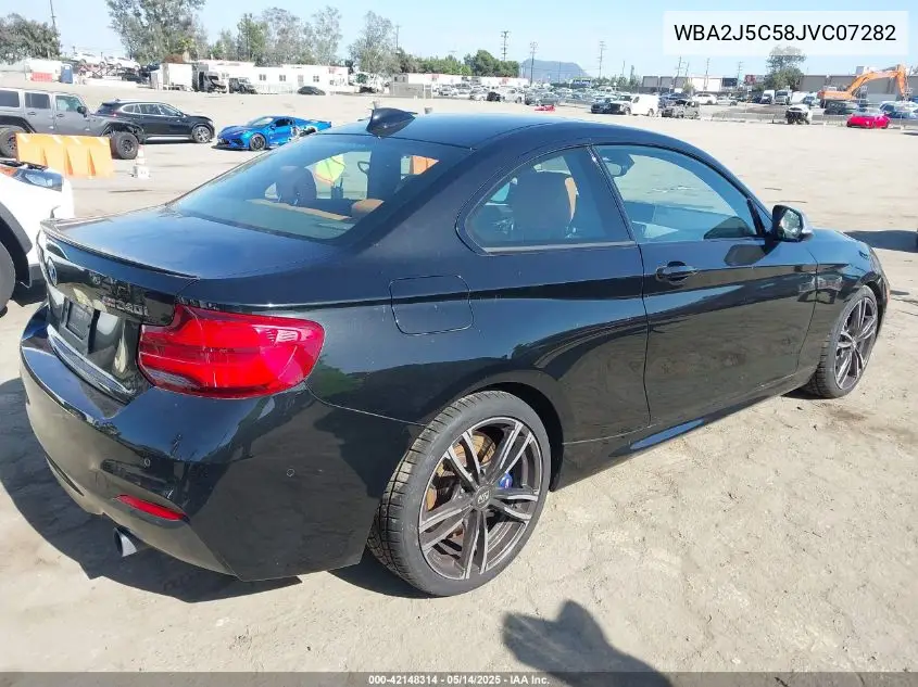 2018 BMW M240I VIN: WBA2J5C58JVC07282 Lot: 42148314