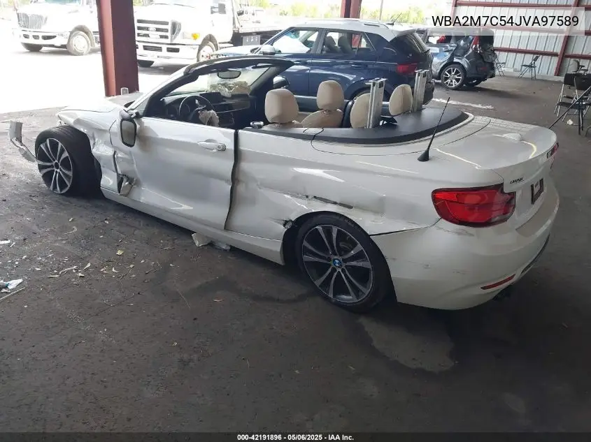 2018 BMW 230I VIN: WBA2M7C54JVA97589 Lot: 42191896