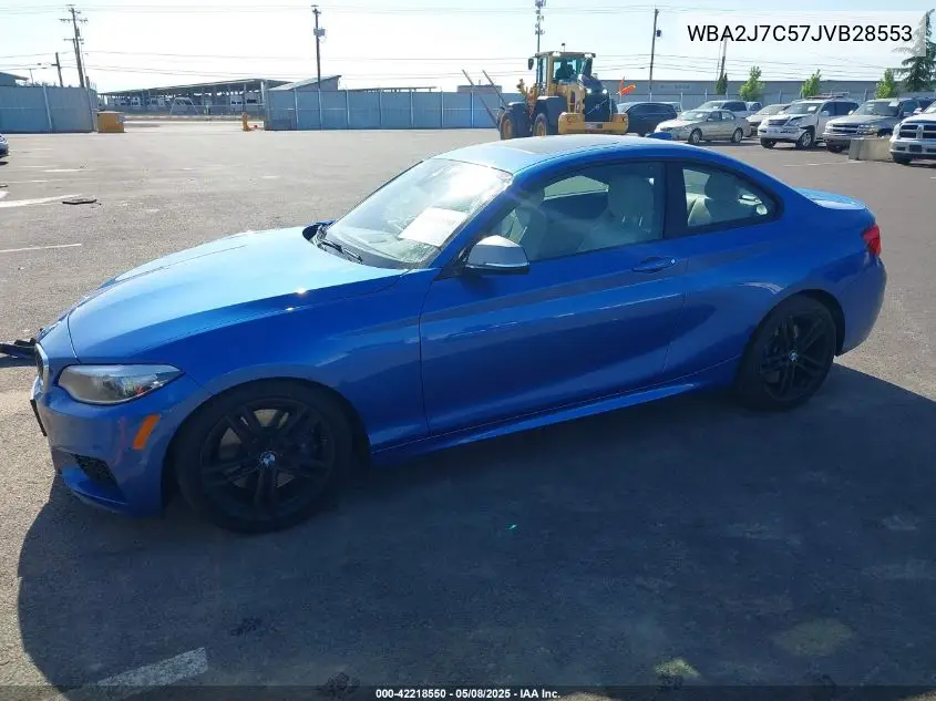 2018 BMW M240I xDrive VIN: WBA2J7C57JVB28553 Lot: 42218550