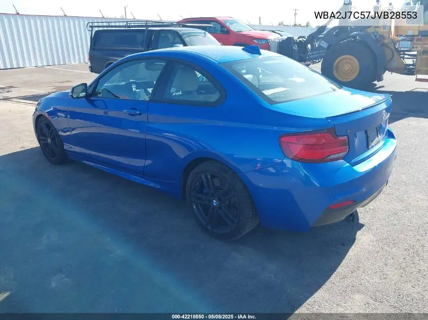 2018 BMW M240I xDrive VIN: WBA2J7C57JVB28553 Lot: 42218550