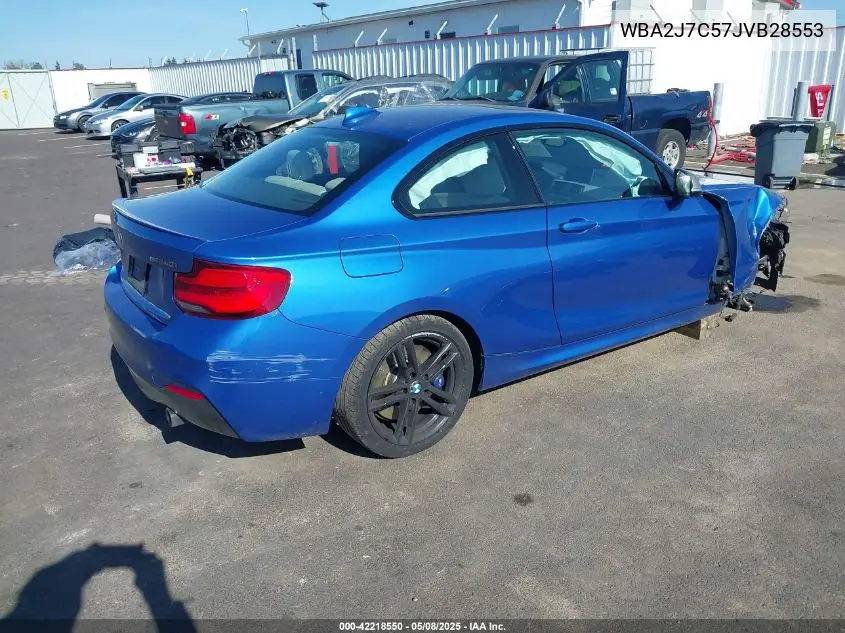 2018 BMW M240I xDrive VIN: WBA2J7C57JVB28553 Lot: 42218550
