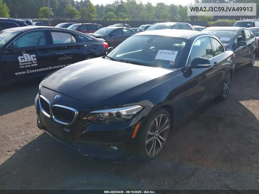 2018 BMW 230I xDrive VIN: WBA2J3C59JVA49913 Lot: 42523438