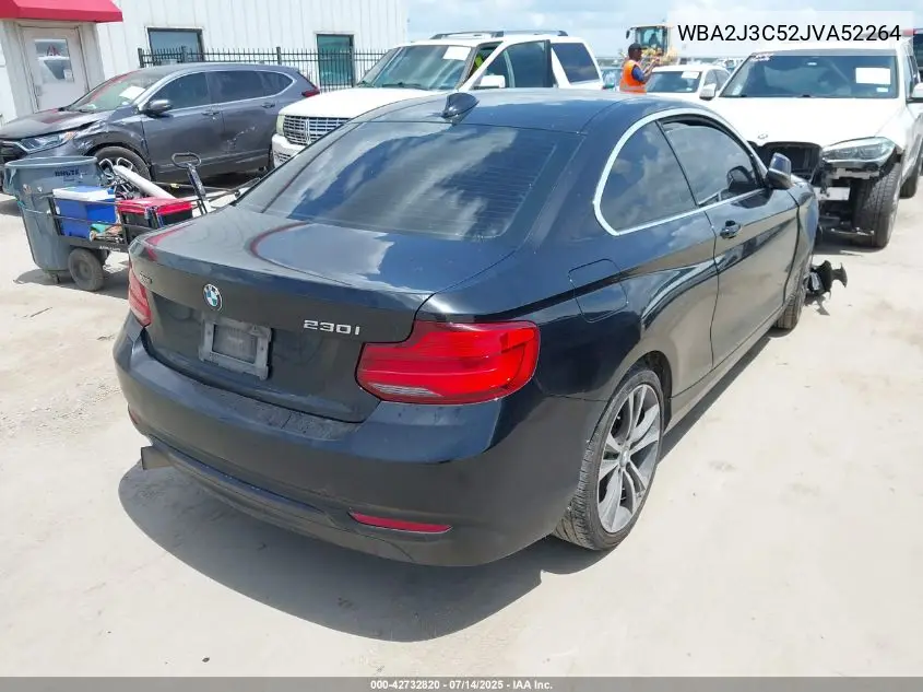 2018 BMW 230I xDrive VIN: WBA2J3C52JVA52264 Lot: 42732820