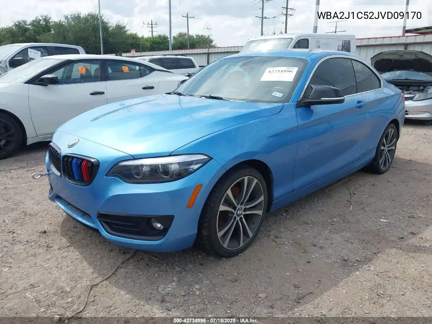 2018 BMW 230I VIN: WBA2J1C52JVD09170 Lot: 42734996
