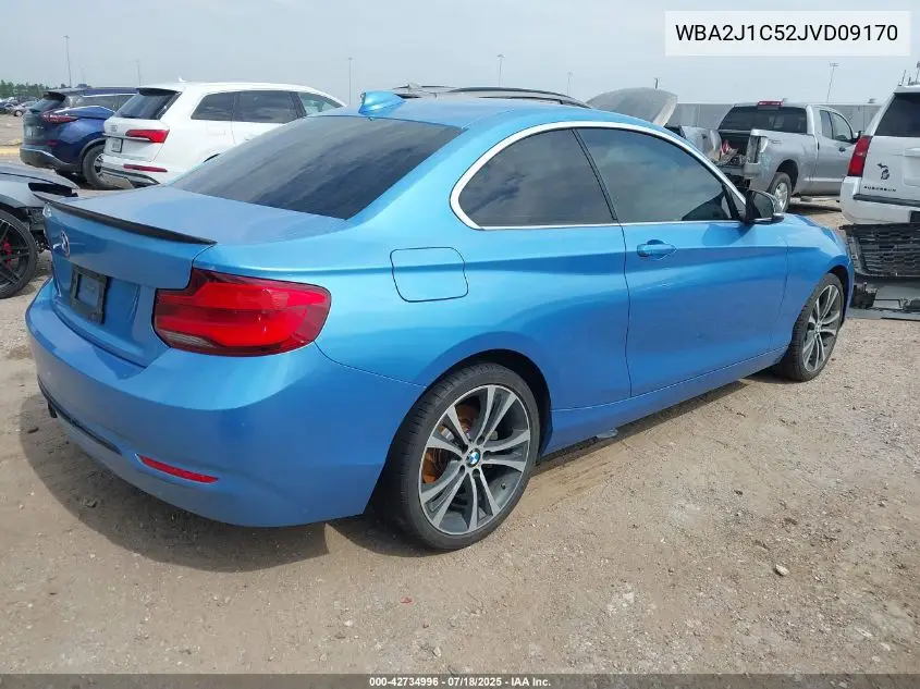 2018 BMW 230I VIN: WBA2J1C52JVD09170 Lot: 42734996
