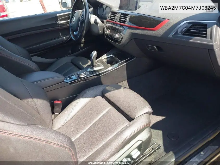 2021 BMW 230I VIN: WBA2M7C04M7J08245 Lot: 42535455