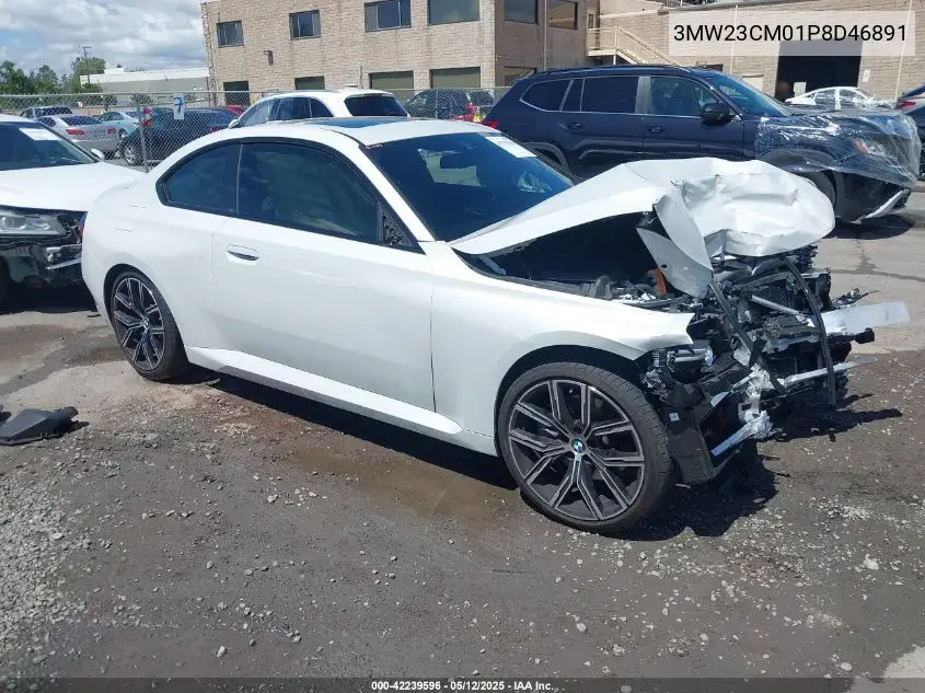 2023 BMW 230 I VIN: 3MW23CM01P8D46891 Lot: 42239596