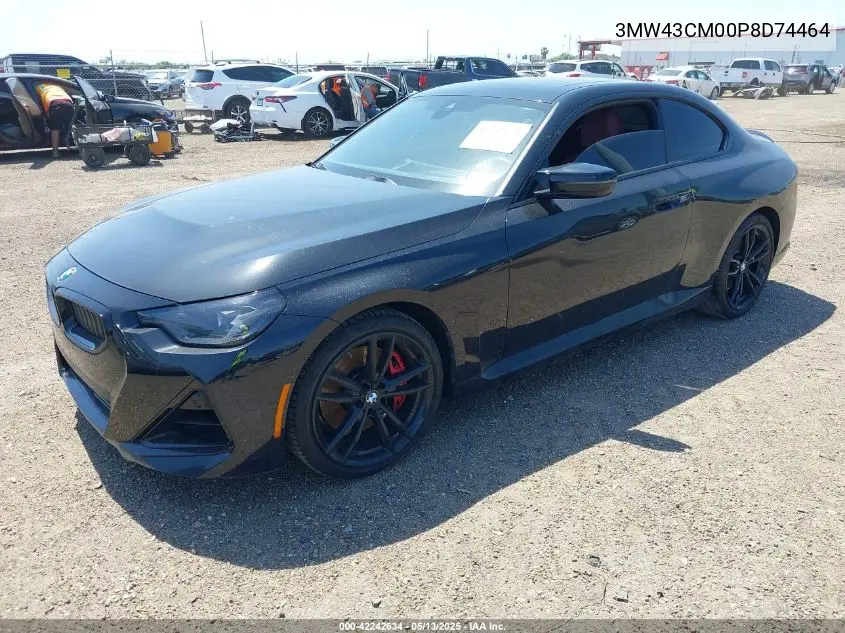 2023 BMW M240 I VIN: 3MW43CM00P8D74464 Lot: 42242634