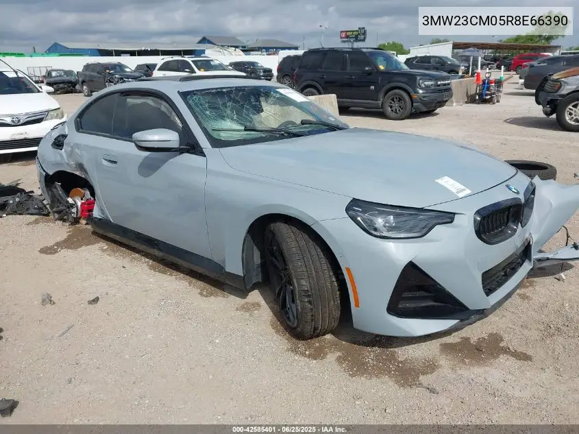 2024 BMW 230 I VIN: 3MW23CM05R8E66390 Lot: 42585401