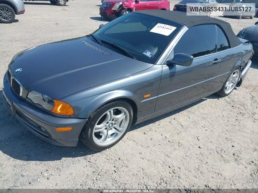 2001 BMW 330Ci VIN: WBABS53431JU85127 Lot: 42582464