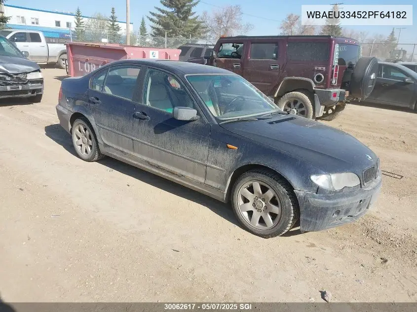 2002 BMW 325 Xi VIN: WBAEU33452PF64182 Lot: 30062617