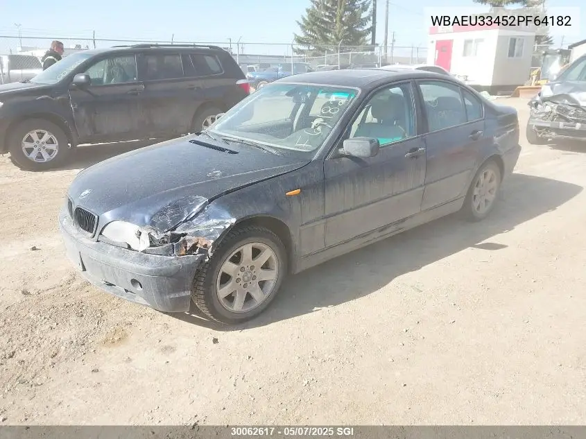 2002 BMW 325 Xi VIN: WBAEU33452PF64182 Lot: 30062617