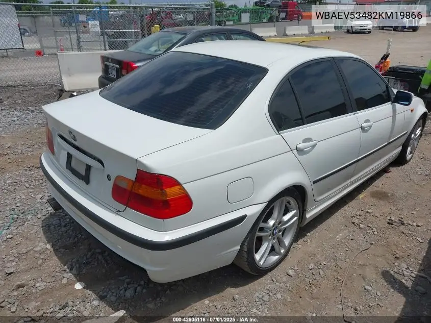2002 BMW 3 Series 330I VIN: WBAEV53482KM19866 Lot: 42605116
