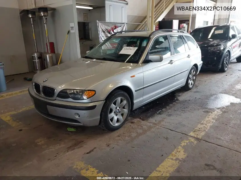2002 BMW 325It VIN: WBAEN334X2PC10669 Lot: 42609672