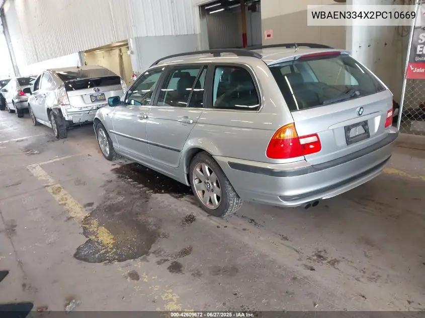 2002 BMW 325It VIN: WBAEN334X2PC10669 Lot: 42609672